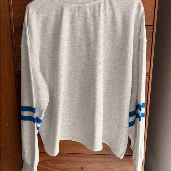 NFL Detroit Lions Women's Oatmeal Heather Crew Neck - XXL - Picture 9 of 9